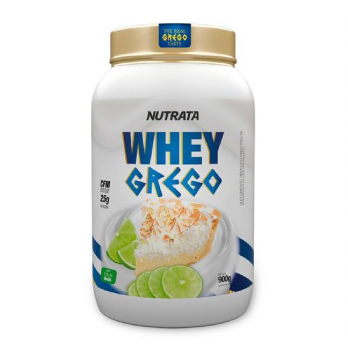 Whey Grego - 900g Torta de Lim�o - Nutrata*** Data Venc. 30/05/2024