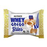 Whey Grego Bar Bites - 1 Unidade 20g Doce de Leite - Nutrata*** Data Venc. 30/11/2021