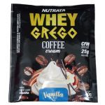Whey Grego Coffee Cream - 1 Sach� 40g Caf� com Vanilla - Nutrata*** Data Venc. 30/05/2022