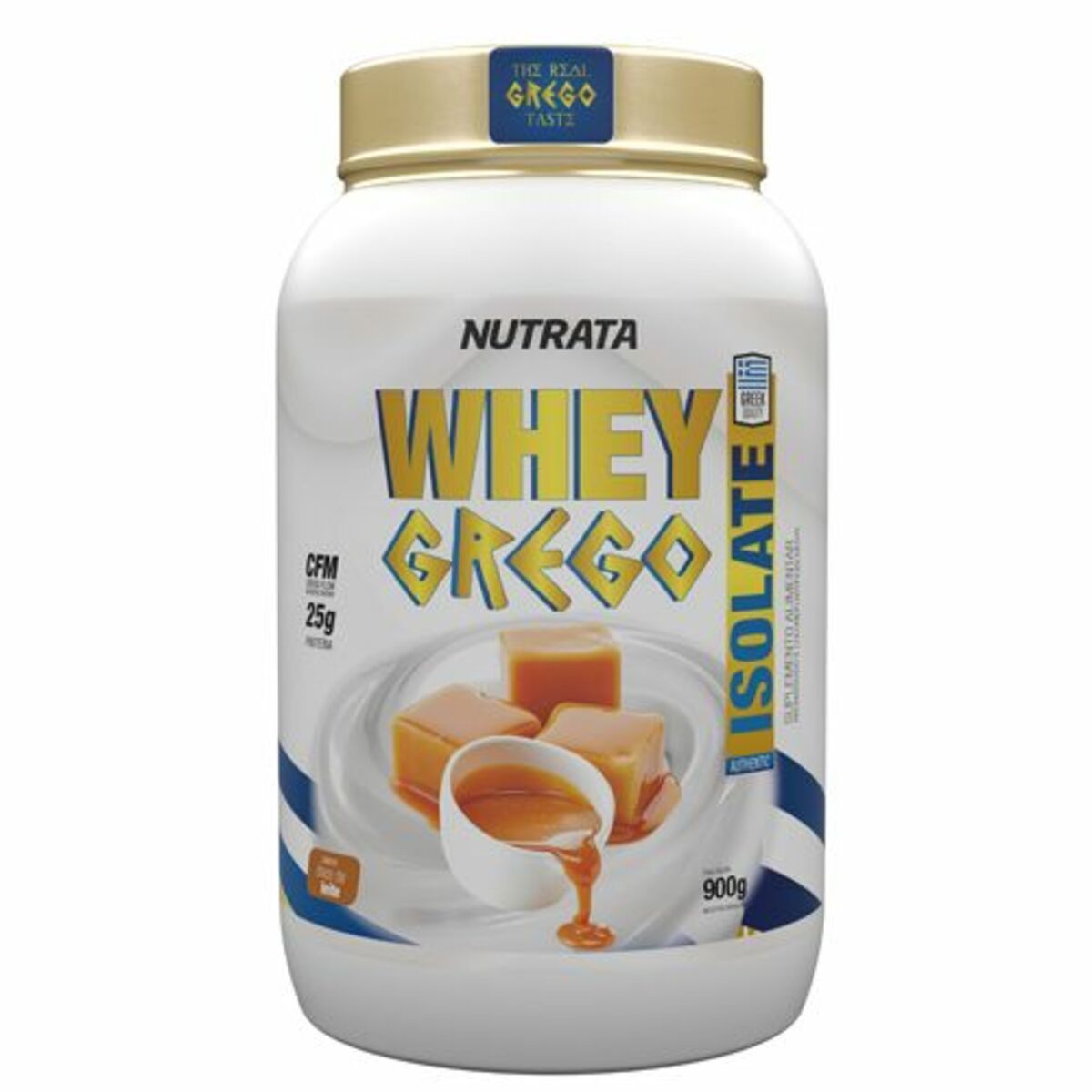 Whey Grego Isolate - 900g Doce de Leite - Nutrata*** Data Venc. 30/3/23