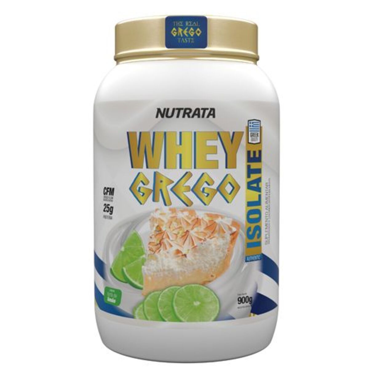 Whey Grego Isolate - 900g Torta de Lim�o - Nutrata