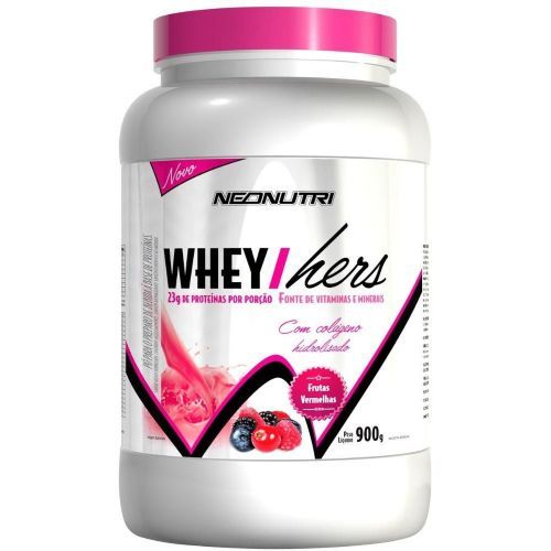 Whey Hers - 900g Frutas Vermelhas - NeoNutri