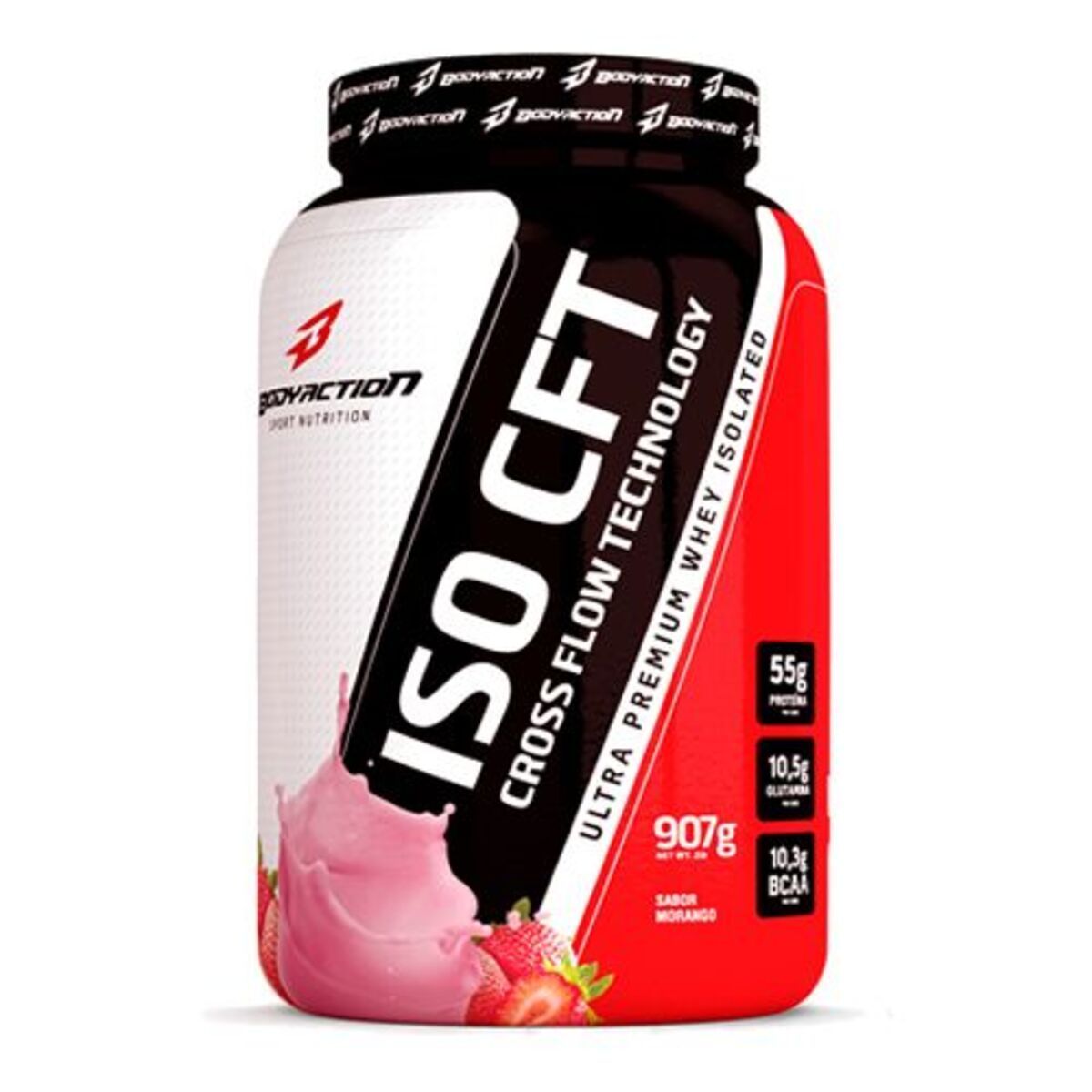 Whey ISO CFT - 907g Morango - BodyAction