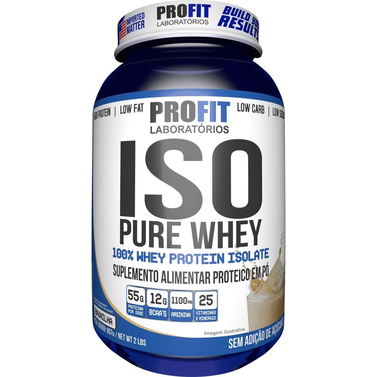 Iso Pure Whey - 907g Baunilha - ProFit*** Data Venc. 02/06/2024