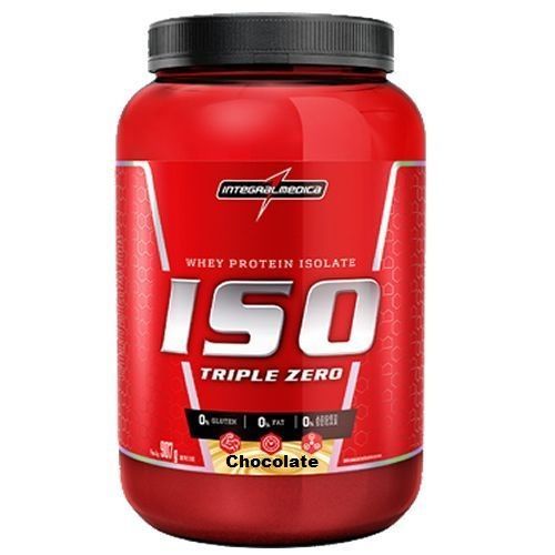 Whey Iso Triple Zero - 907g Chocolate - IntegralM�dica*** Data Venc. 31/08/18