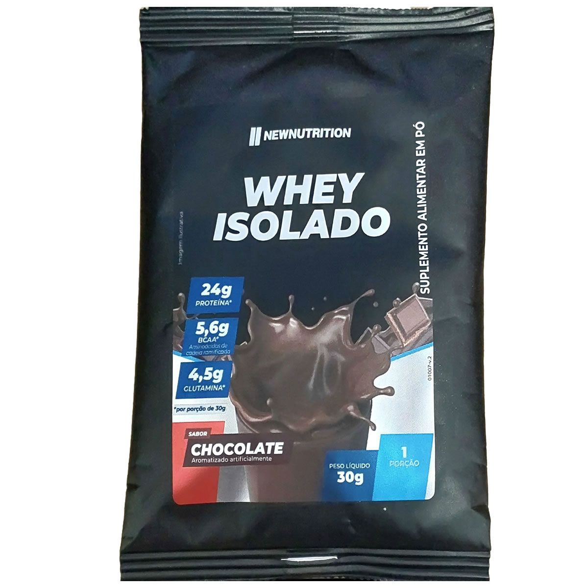 Whey Isolado - 1 Sach� 30g Chocolate - Newnutrition