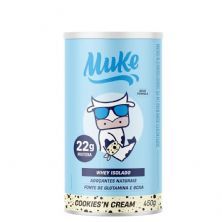 Whey Isolado Muke - 450g Cookies & Cream - Mais Mu