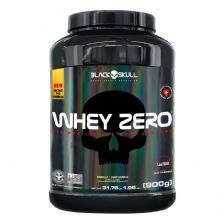 Whey Isolado Zero Com Lactase - 900g Baunilha - Black Skull