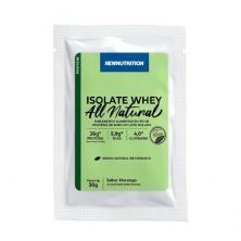 Whey Isolate All Natural - 1 Sach� 30g Morango - NewNutrition
