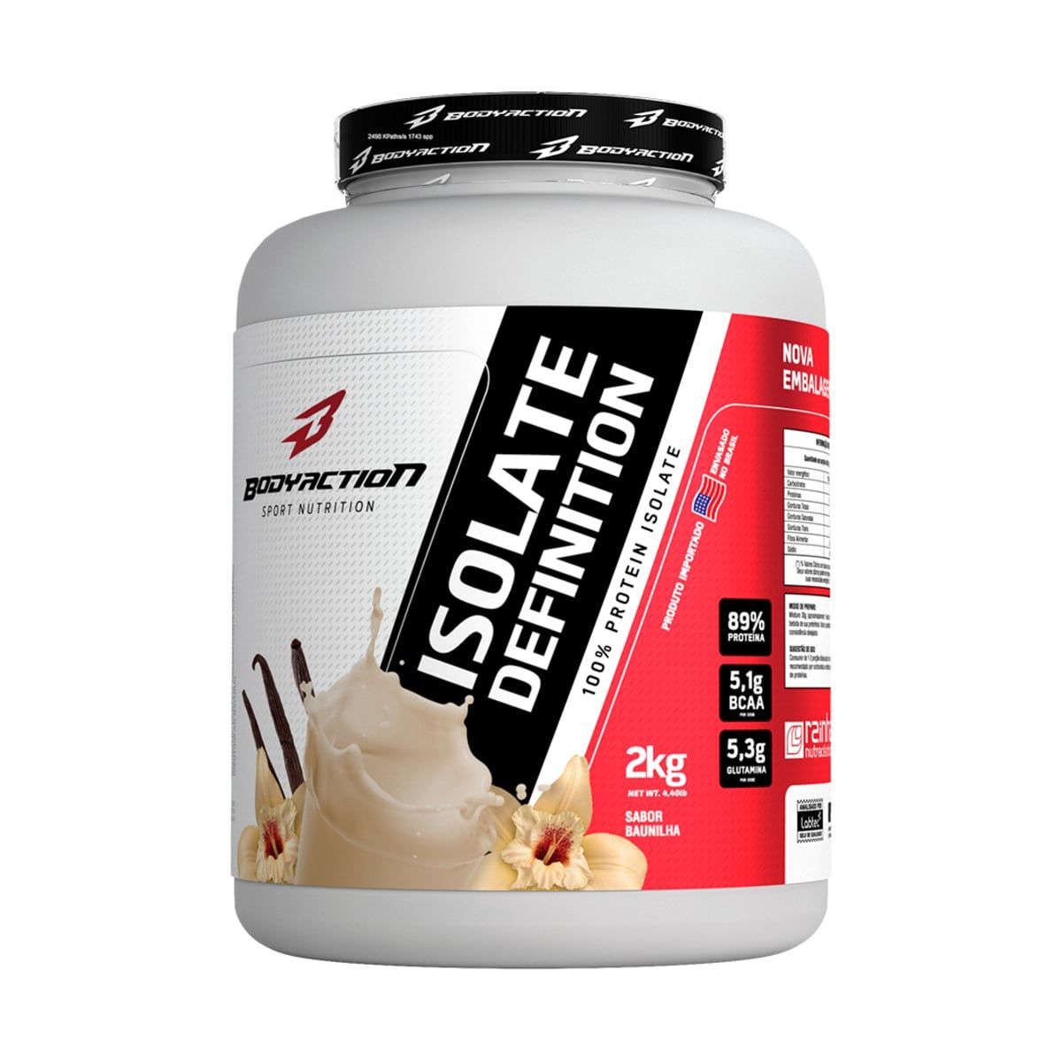 Whey Isolate Definition - 2000g Baunilha - BodyAction
