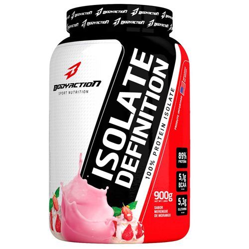 Whey Isolate Definition - 900g Merengue de Morango - BodyAction