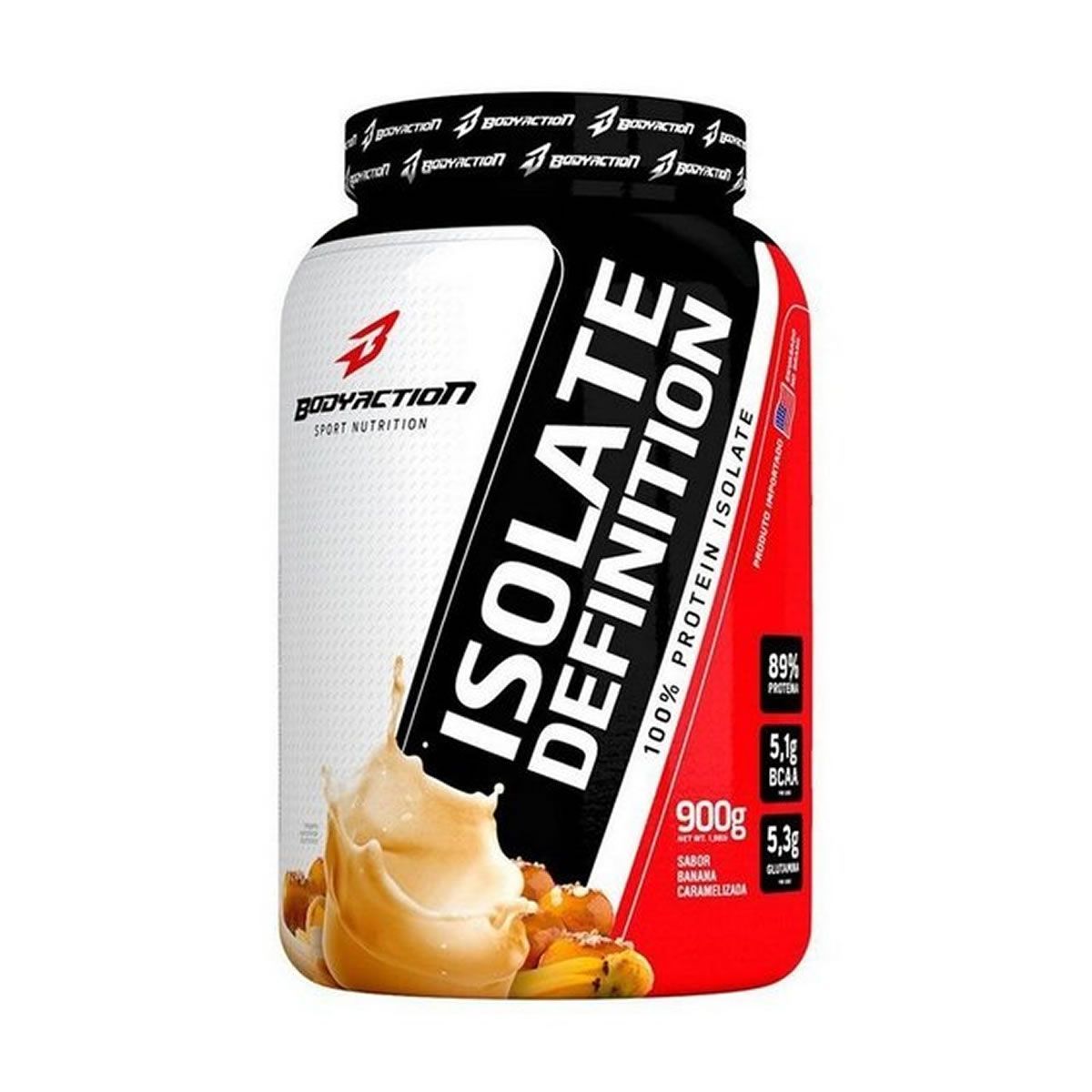 Whey Isolate Definition - 900g Banana Caramelizada - BodyAction