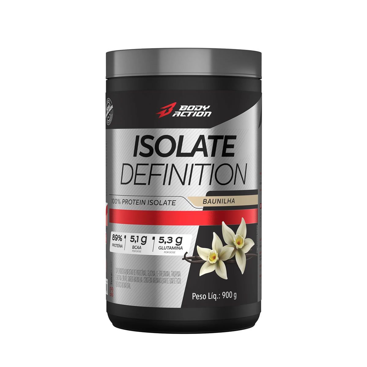 Whey Isolate Definition - 900g Baunilha - BodyAction
