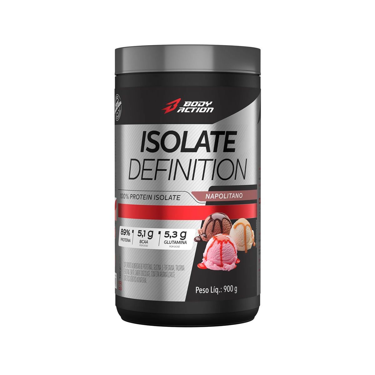 Whey Isolate Definition - 900g Napolitano - BodyAction