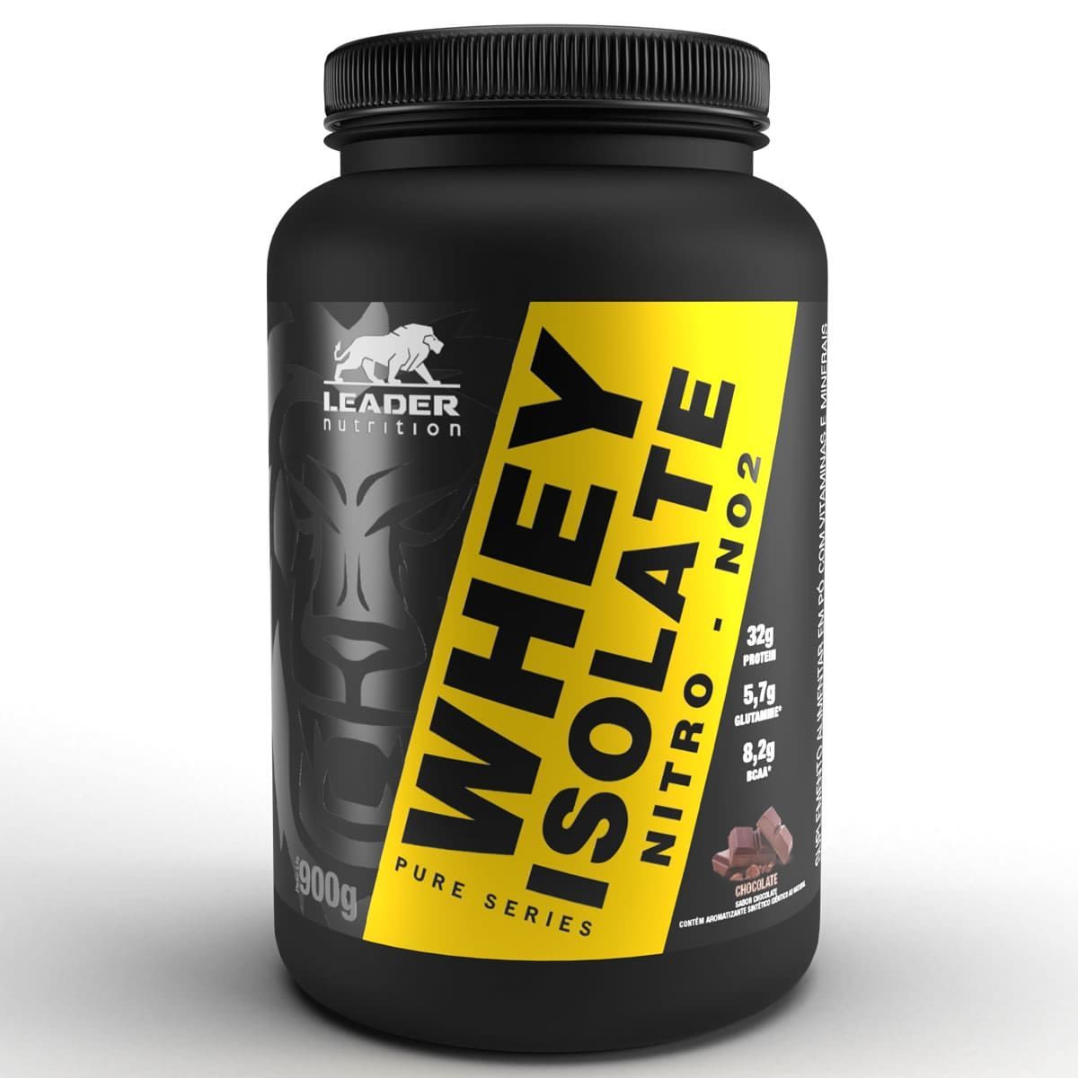 Whey Isolate Nitro NO2 - 900g  Chocolate - Leader Nutrition