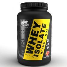 Whey Isolate Nitro NO2 - 900g Morango - Leader Nutrition