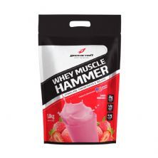Whey Muscle Hammer - 1800g Morango - BodyAction*** Data Venc. 30/06/2025