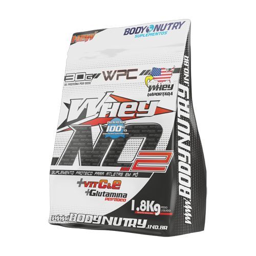 Whey NO2 Vit C & E - 1800g Refil Morango - Body Nutry*** Data Venc. 10/11/2017