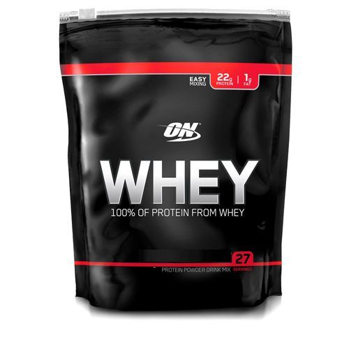 Whey ON 100% of Protein from Whey - 797g Refil Morango - Optimum Nutrition