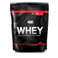 Whey ON 100% of Protein from Whey - 797g Refil Morango - Optimum Nutrition