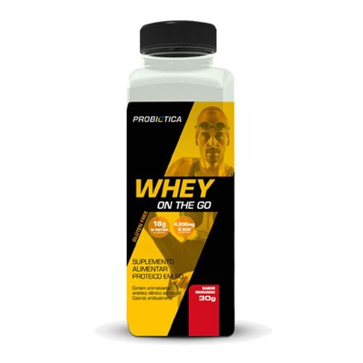 Whey On The Go - 30g Morango - Probiotica