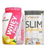 Whey PRO-F - 900g Abacaxi Banana e Laranja + Slim Definition Pro-F 30 Sach�s - BodyAction