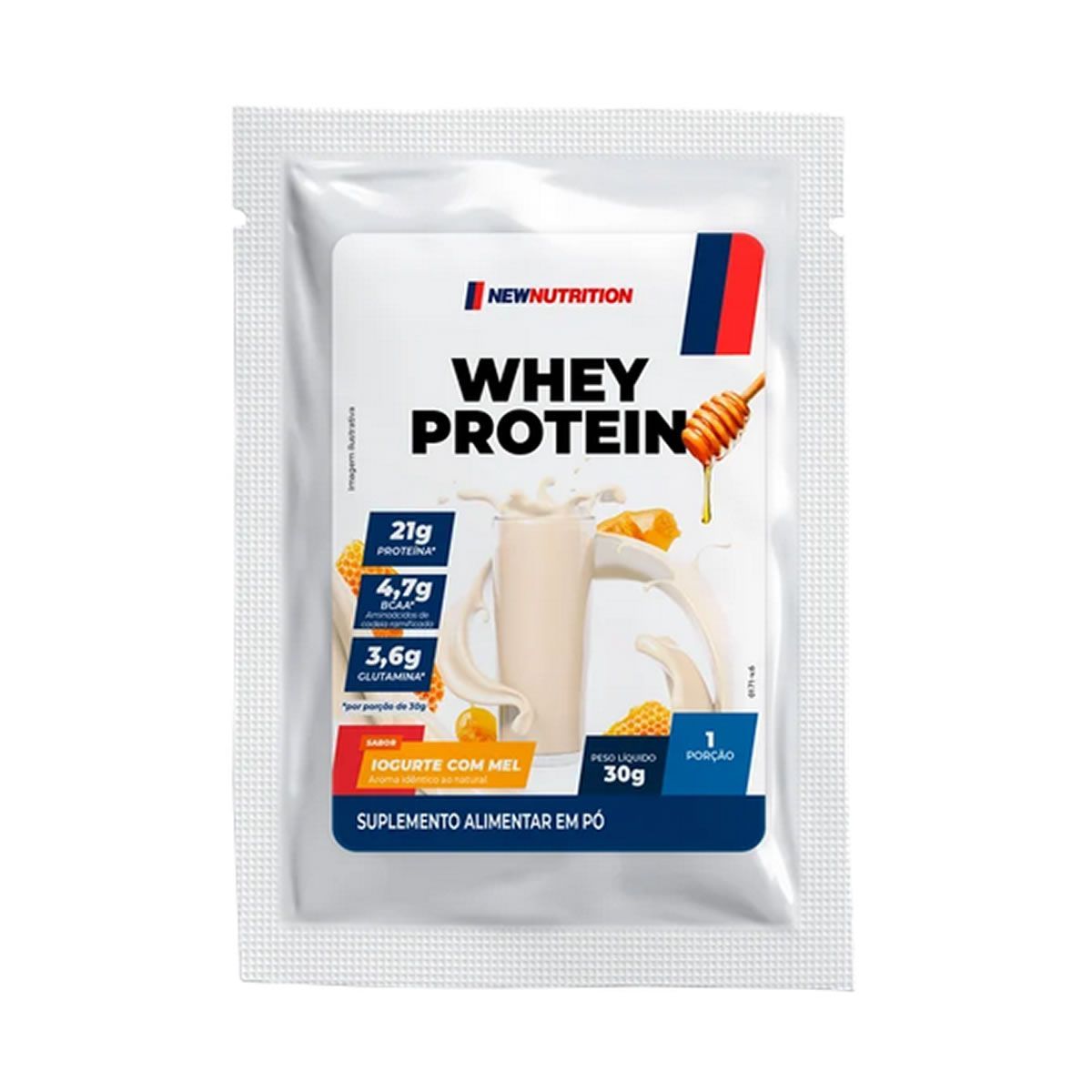 Whey Protein Concentrado - 1 Sach� 30g Iogurte Com Mel - Newnutrition