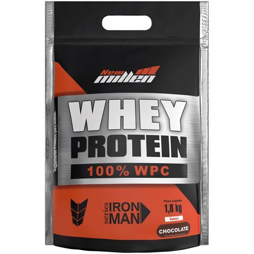 Whey Protein 100% - 1800g Refil Chocolate - New Millen