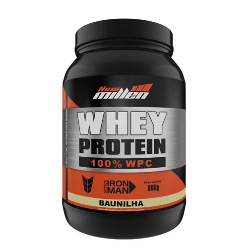 Whey Protein 100% - 900g Baunilha - New Millen