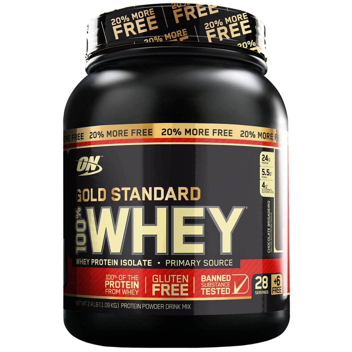 Whey Protein 100% Gold Standard - 1009g Chocolate Brigadeiro - Optimum Nutrition