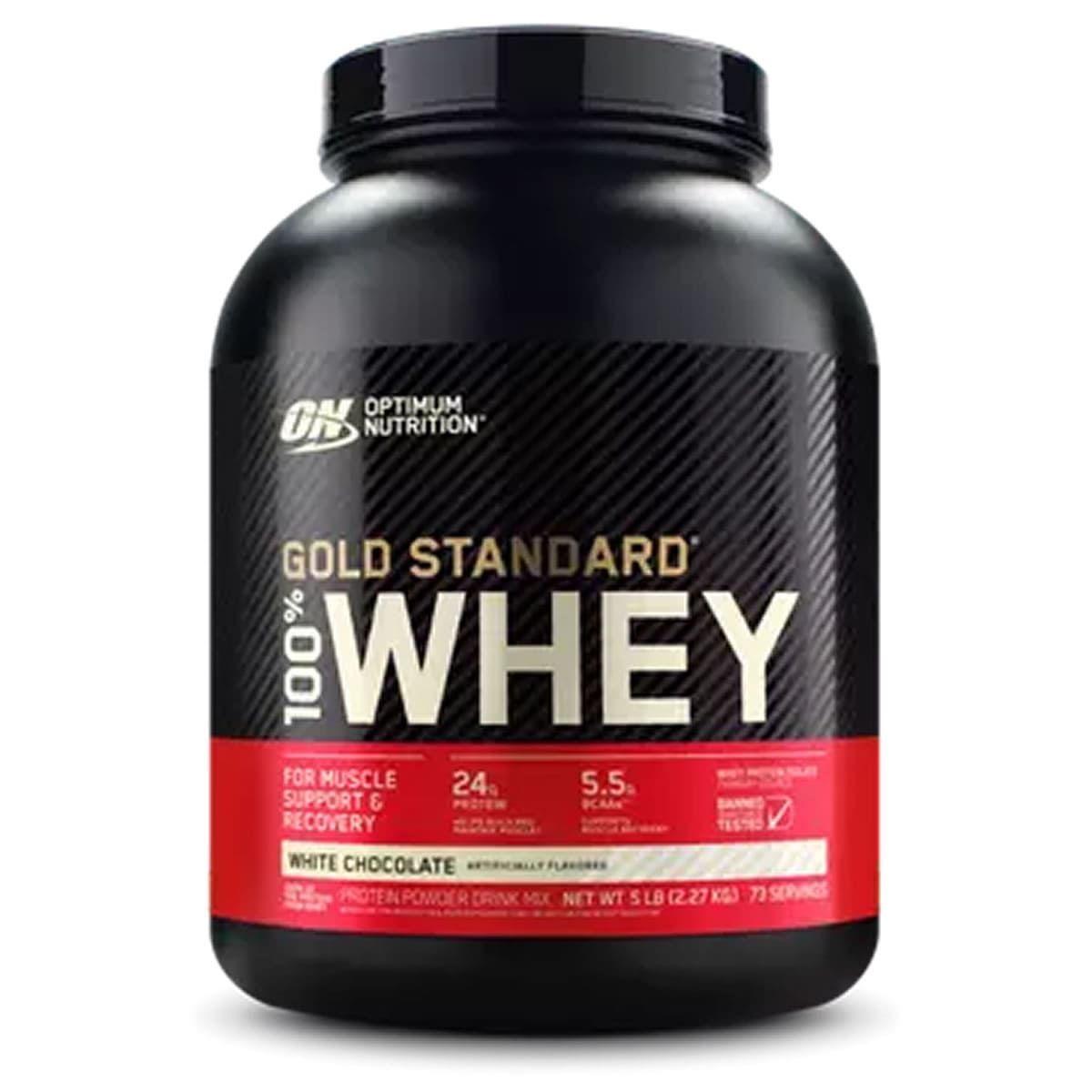 Whey Protein 100% Gold Standard - 2270g Chocolate Branco - Optimum Nutrition