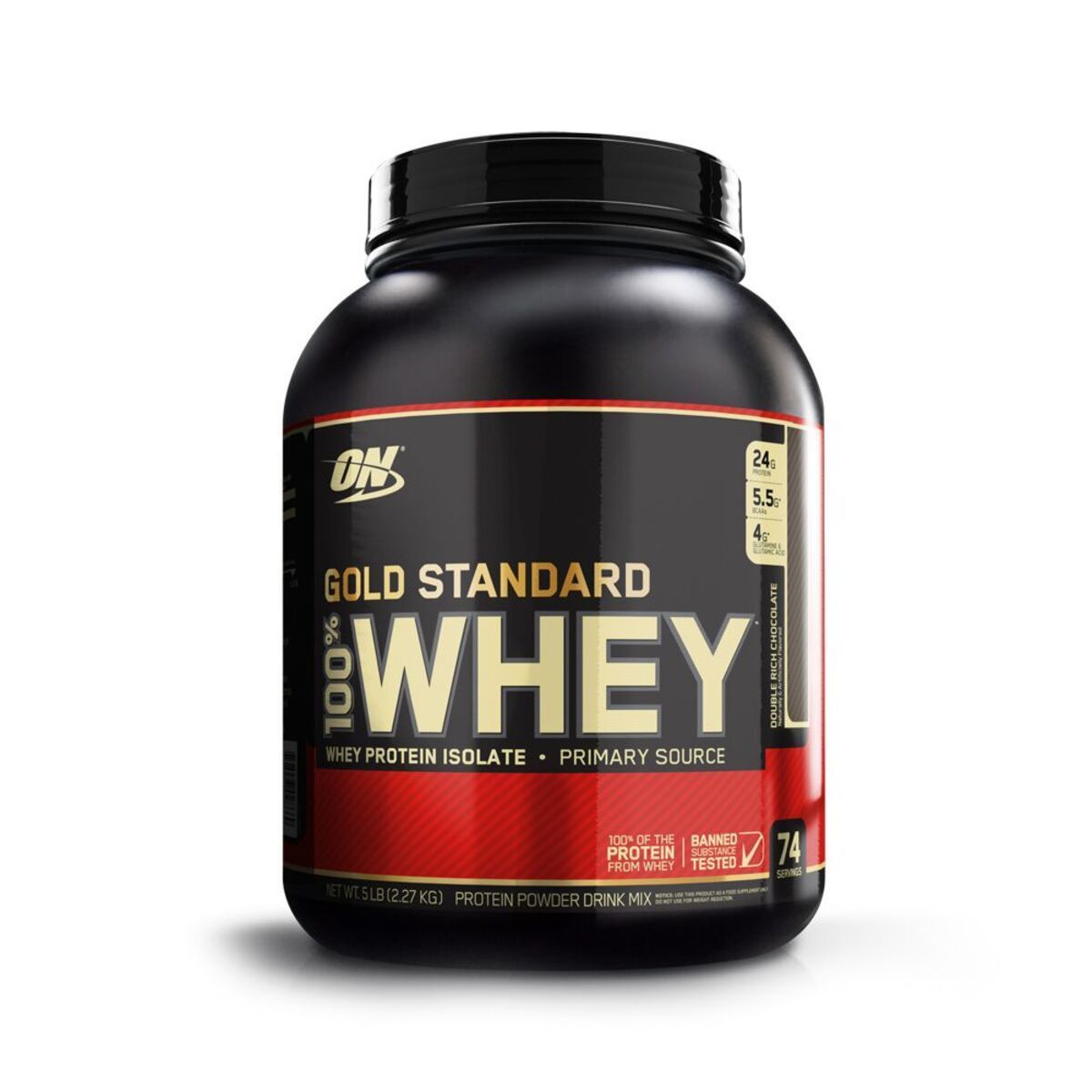 Whey Protein 100% Gold Standard - 2270g Delicius Strawberry - Optimum Nutrition*** Data Venc. 30/3/23