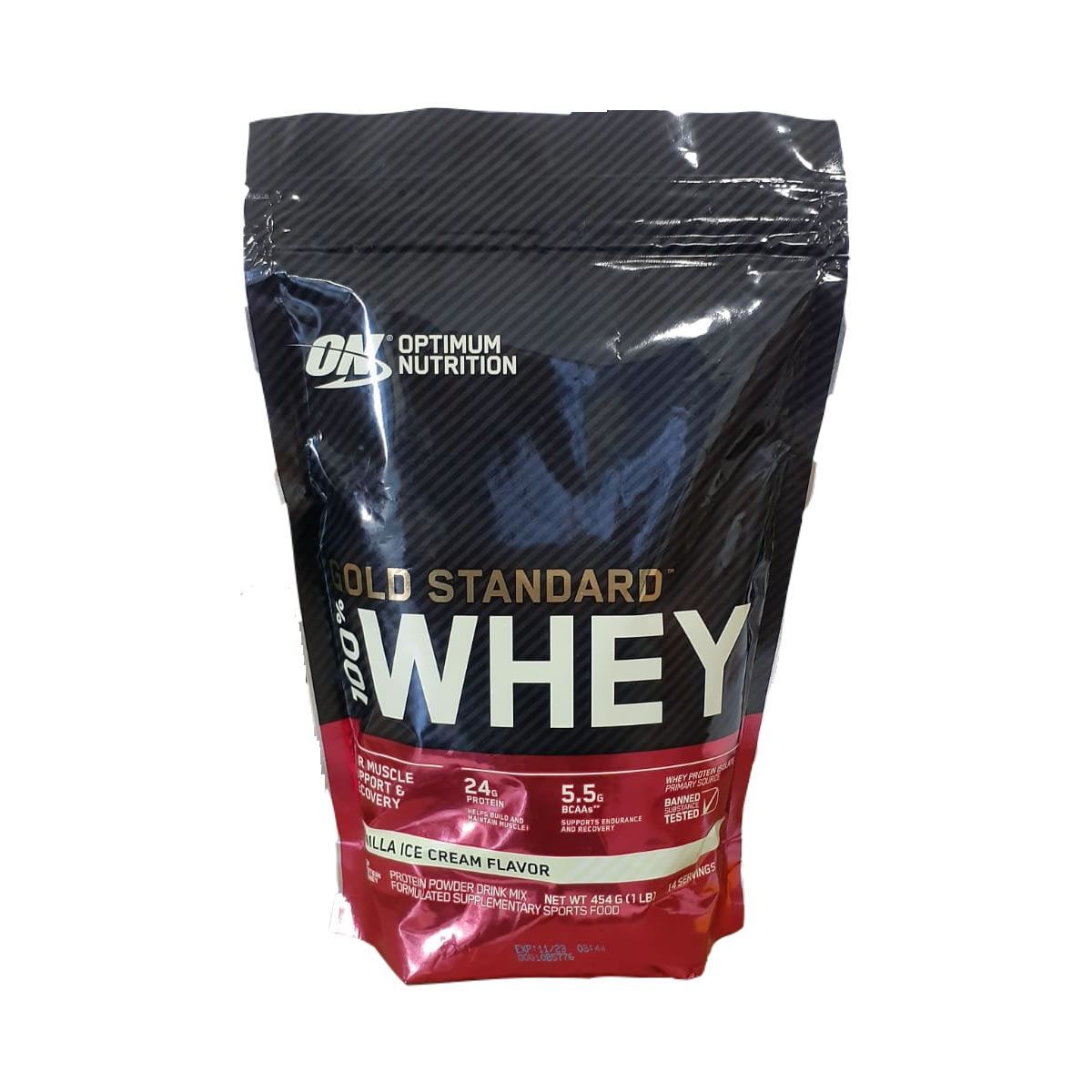 Whey Protein 100% Gold Standard - 454g Vanilla Ice Cream - Optimum Nutrition