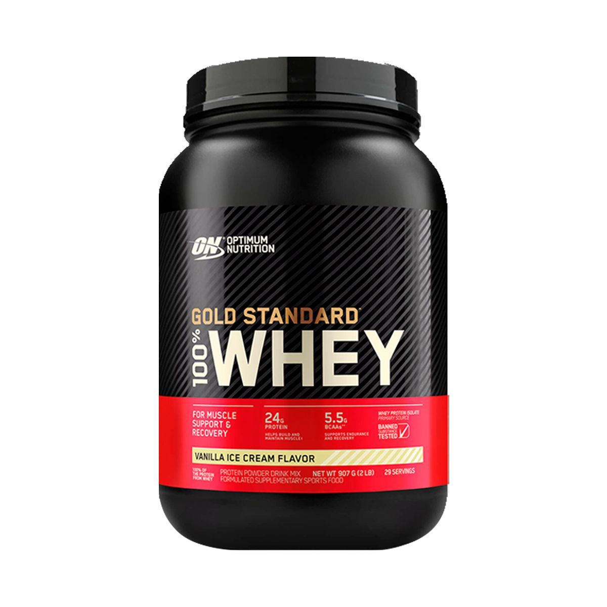 Whey Protein 100% Gold Standard - 907g Baunilha - Optimum Nutrition