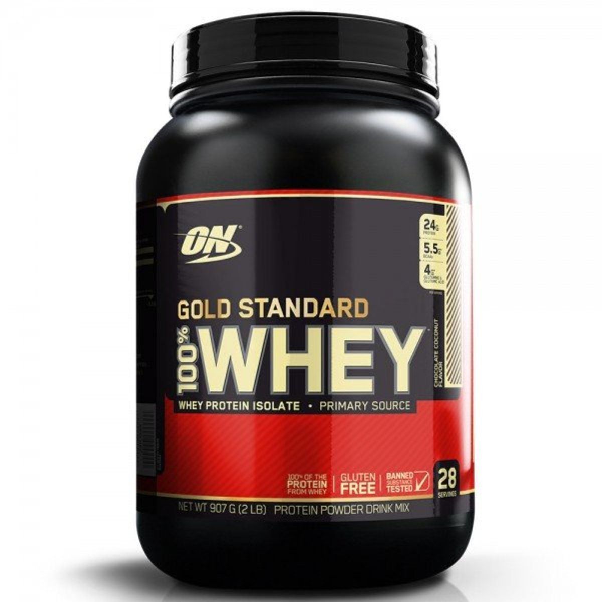 Whey Protein 100% Gold Standard - 909g Chocolate Coconut - Optimum Nutrition