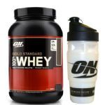 Whey Protein 100% Gold Standard - Doce de Leite 909g + Coqueteleira - Optimum Nutrition