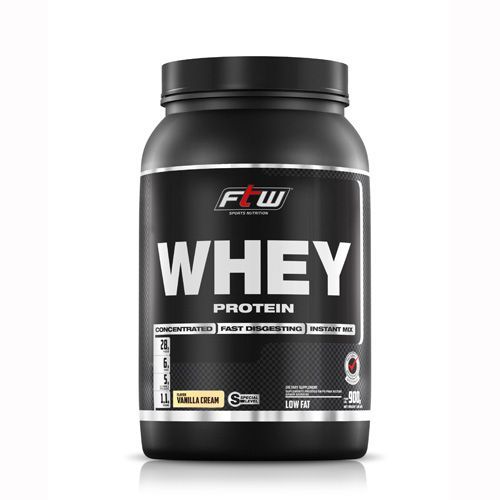 Whey Protein 60% Concentrate - 900g Baunilha - FTW