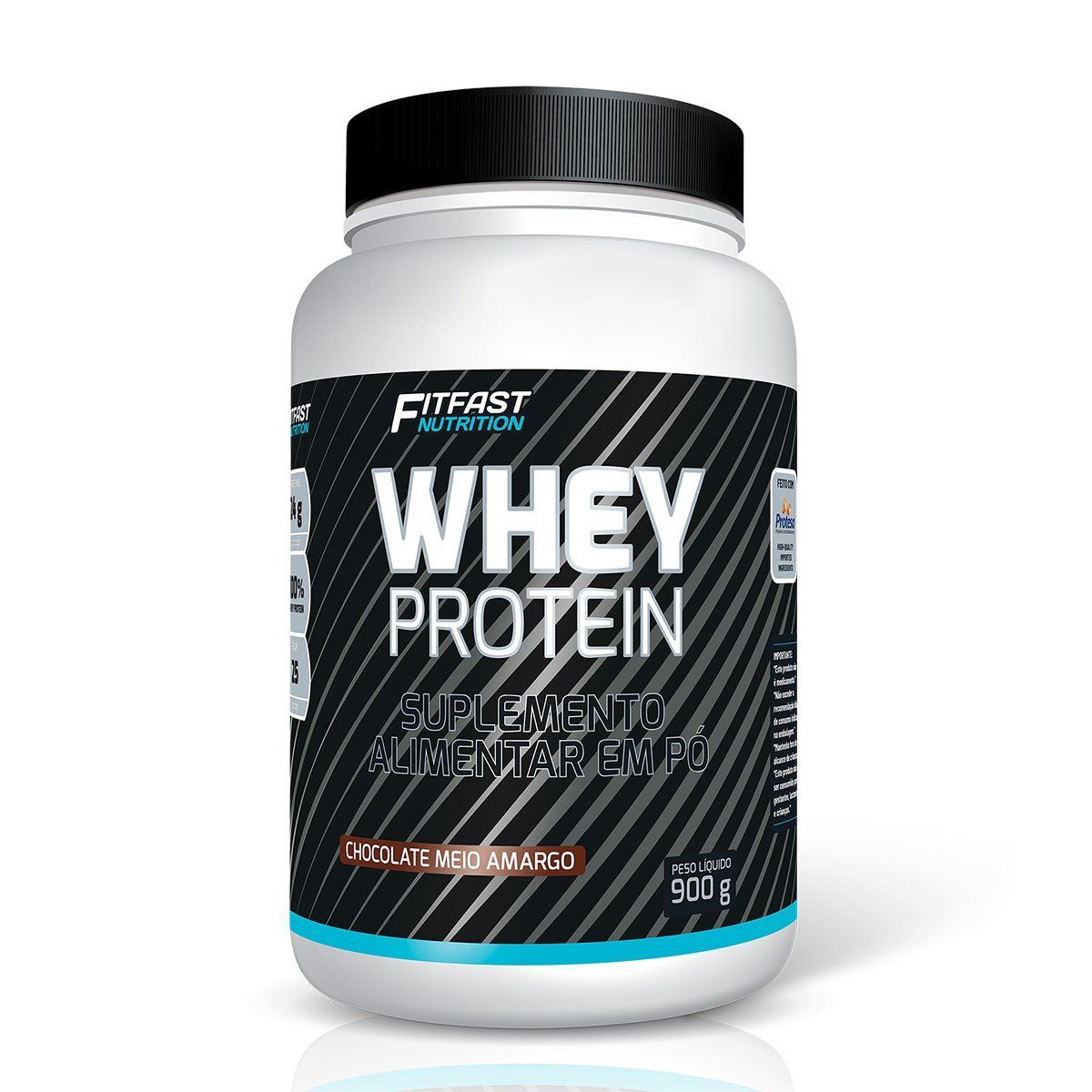 Whey Protein - 900g Chocolate Meio Amargo - Fitfast Nutrition