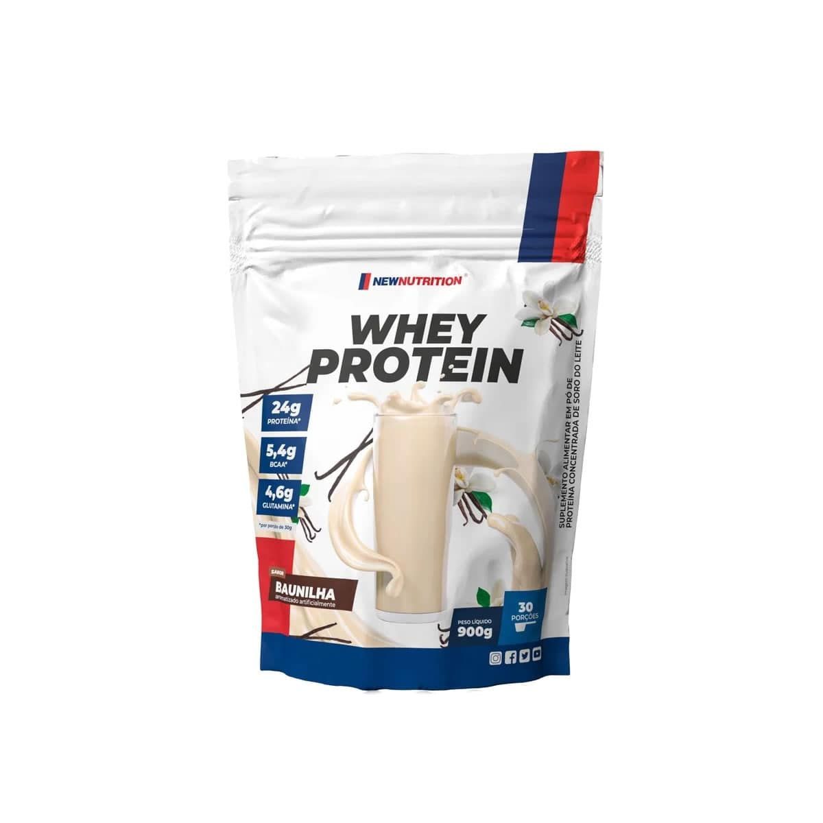 Whey Protein - 900g Refil Baunilha - NewNutrition