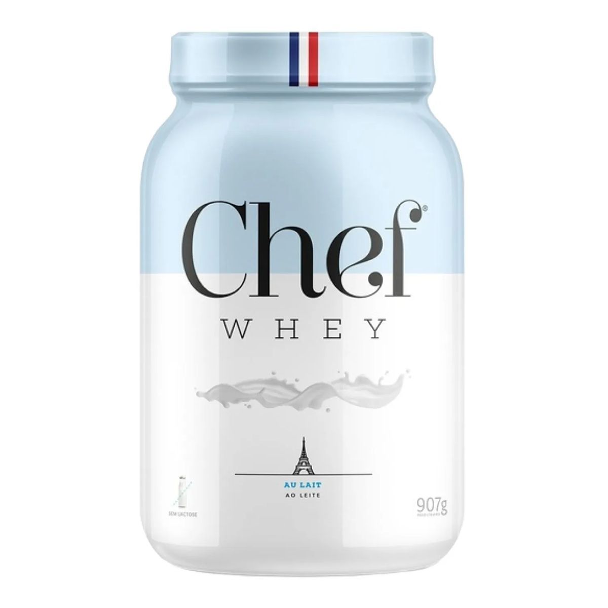 Whey Protein Sem Lactose - 907g Leite - Chef Whey