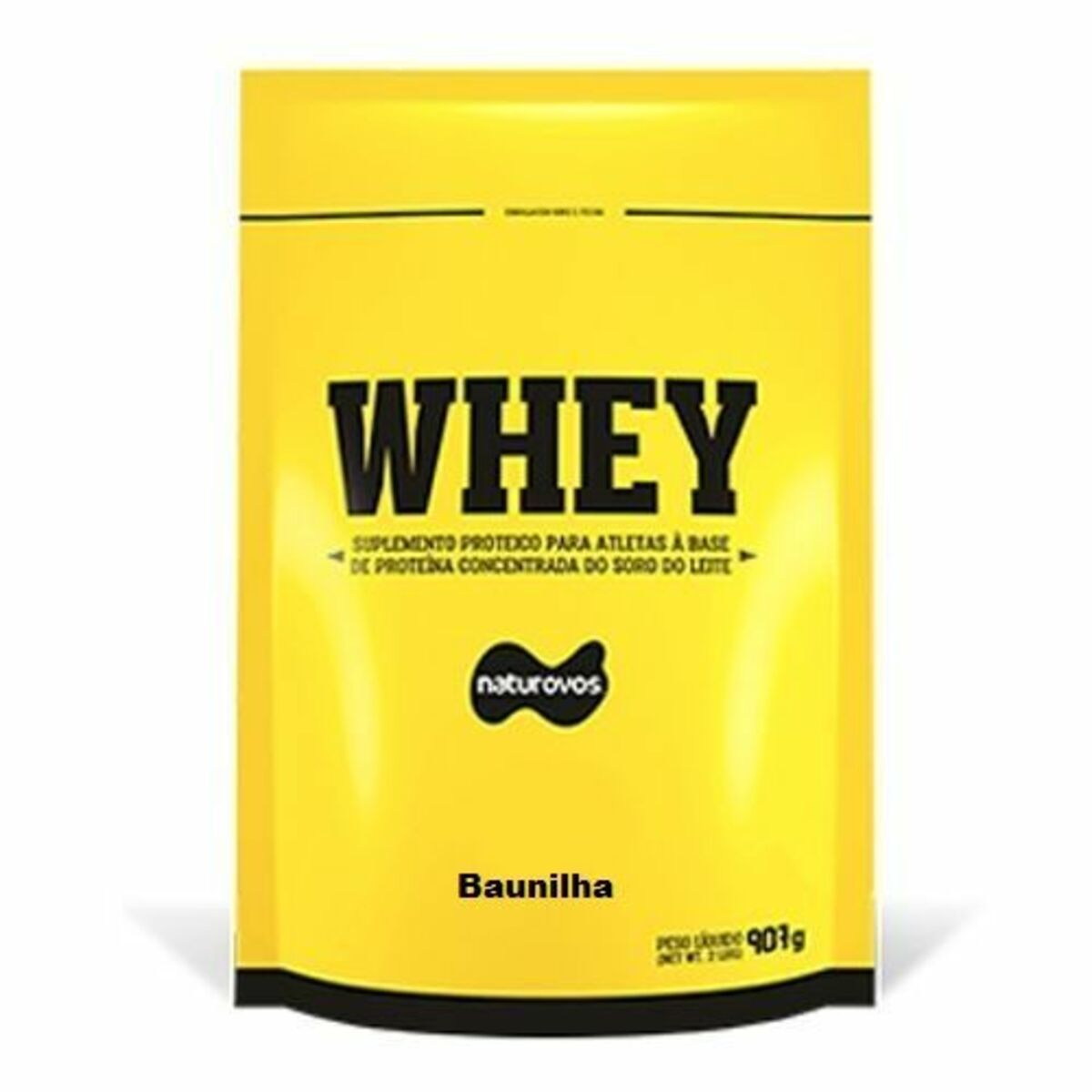 Whey Protein - 907g Refil Baunilha - Naturovos