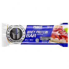 Whey Protein Bar - 1 Unidades 40g Torta Morango com Chocolate Branco - ProFit
