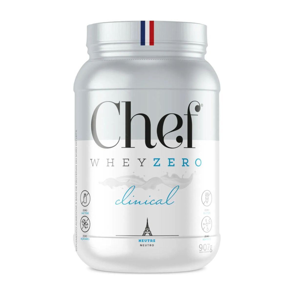 WheyZero Clinical - 907g Neutro - Chef Whey
