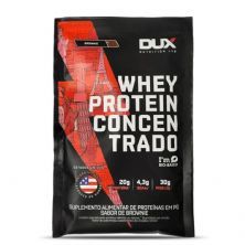 Whey Protein Concentrado - 1 Sach� 30g Brownie - Dux Nutrition