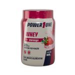 Kit 5X Whey Protein Concentrado 100% - 900g Morango - Power1One