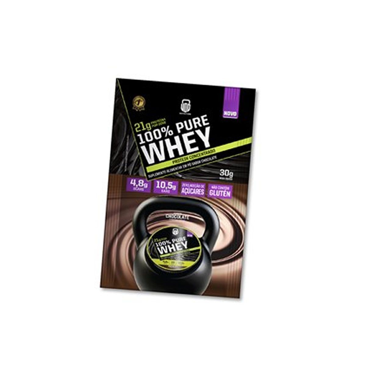 Whey Protein Concentrado 100% Pure - 1 Sach� de 30g Chocolate - Wod Nutrition