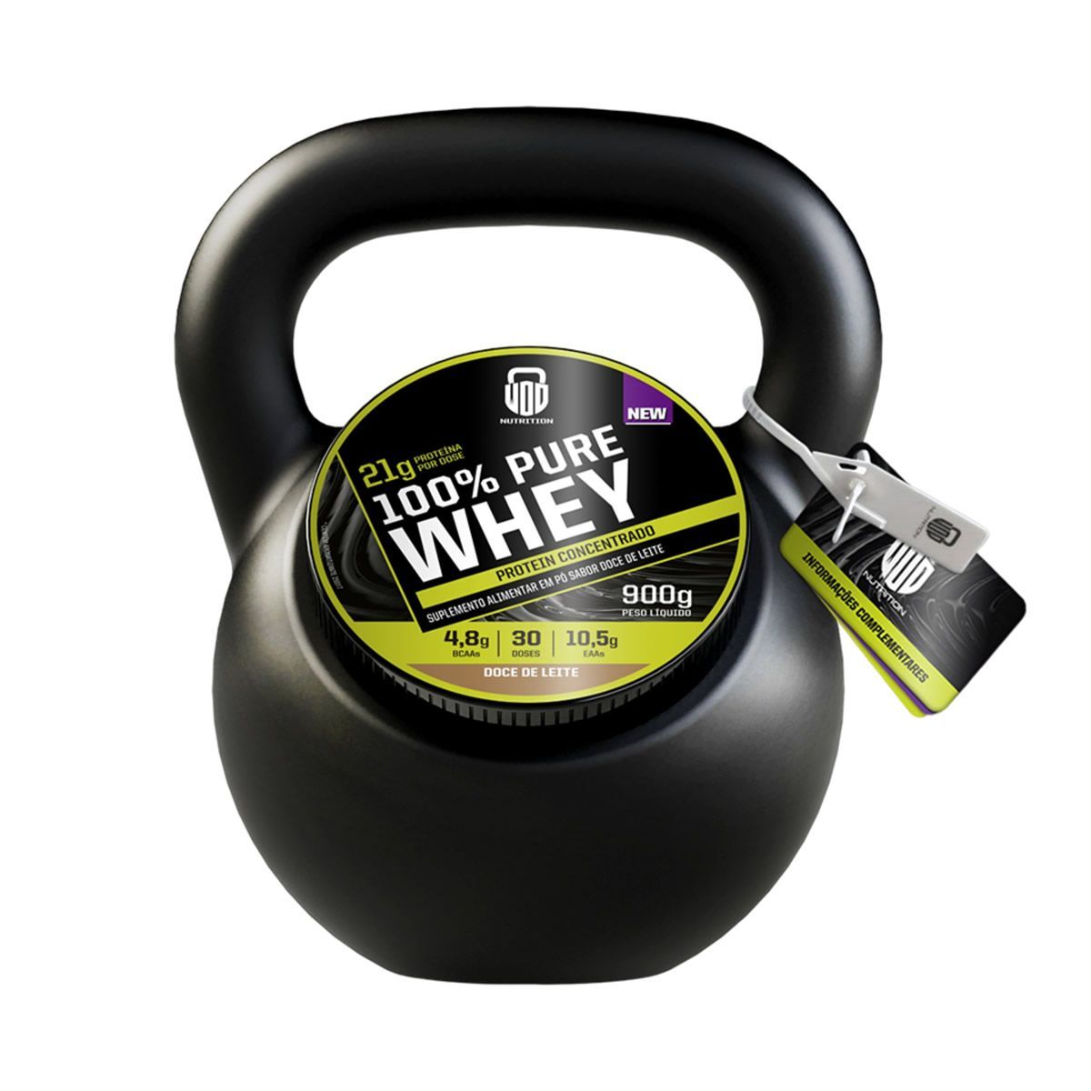Whey Protein Concentrado 100% Pure - 900g Doce de Leite - Wod Nutrition
