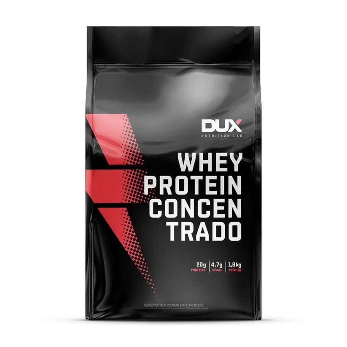 Whey Protein Concentrado - 1800g Refil Chocolate Branco - Dux Nutrition*** Data Venc. 30/03/2026 S.R