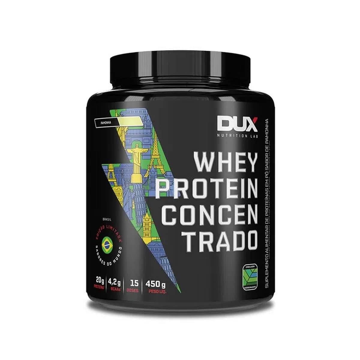 Whey Protein Concentrado - 450g Pamonha - Dux Nutrition