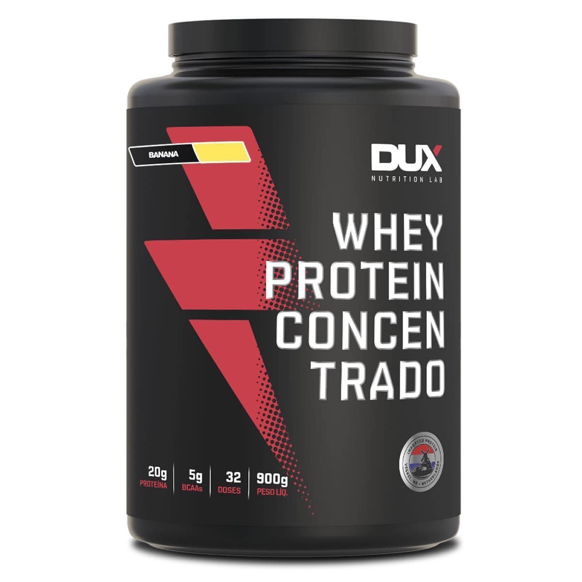 Whey Protein Concentrado - 900g Banana - Dux Nutrition*** Data Venc. 3/6/23